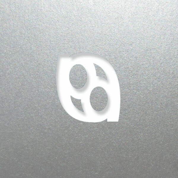 laser logo silver