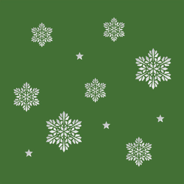 snowflake stars evergreen