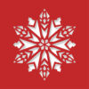 crochet fine bright red