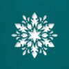 floral nowflake riviera blu