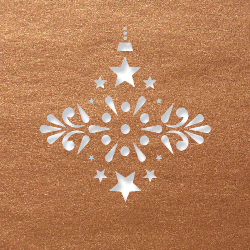 contemporary bauble copper