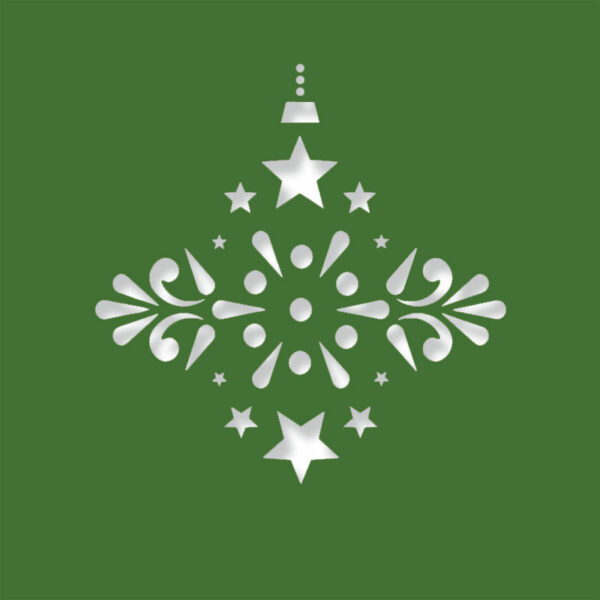 contemporary bauble evergre