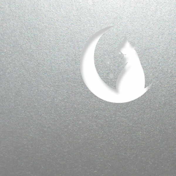 half moon cat silver