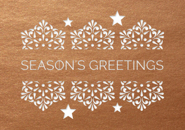 laser greetings fine gold