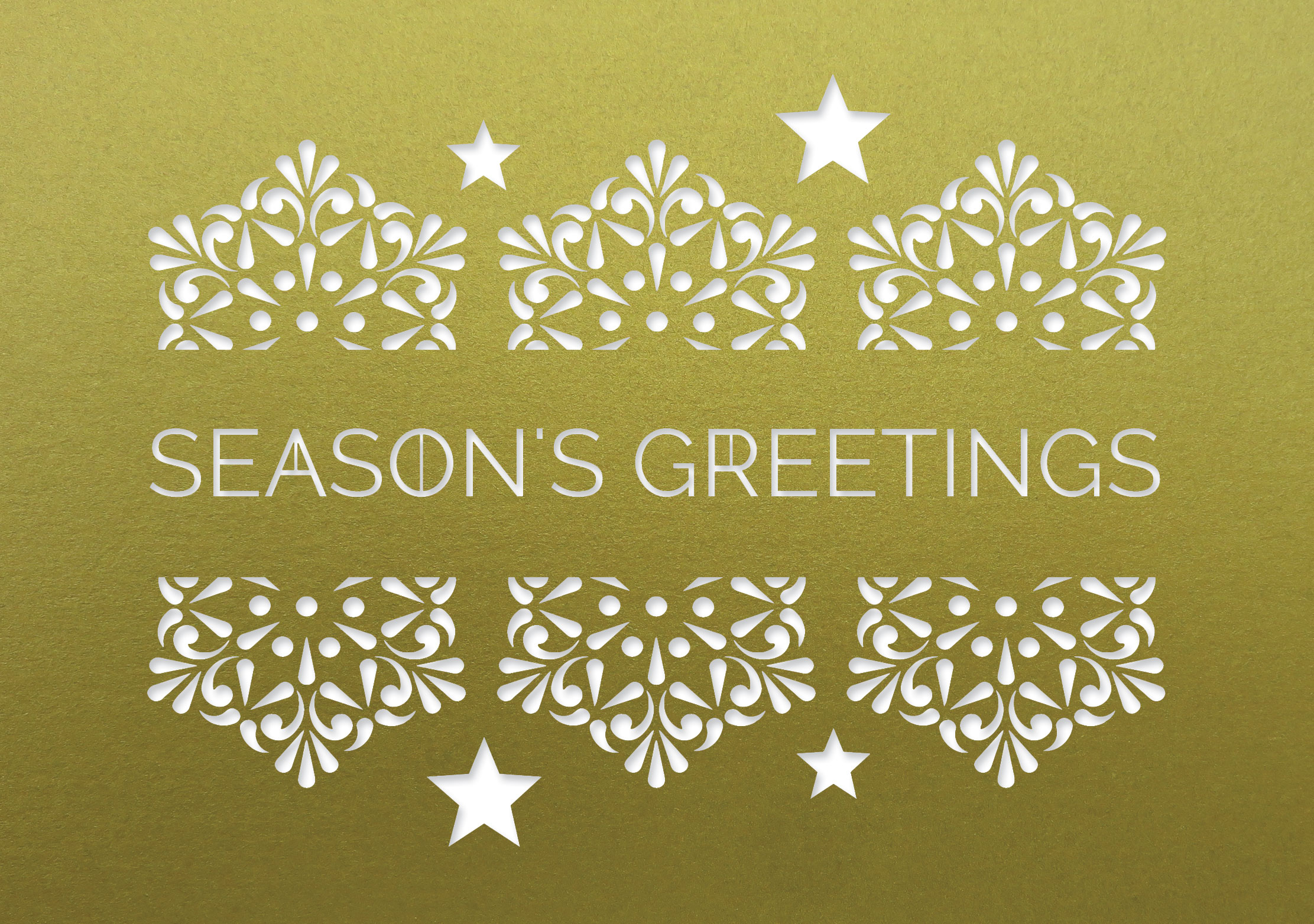 laser greetings fine gold